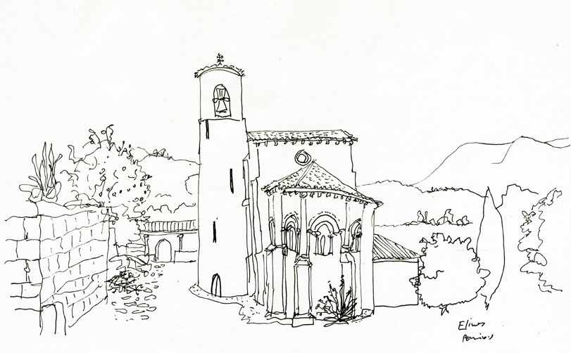 Dibujo Peridis, San Martín de Elines
