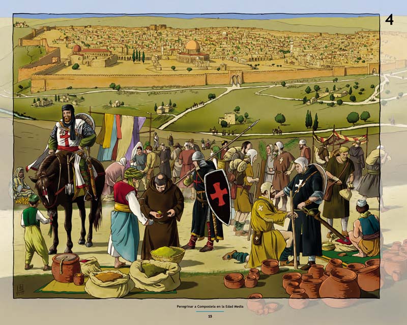 Jerusalén en la Edad Media, Chema Román