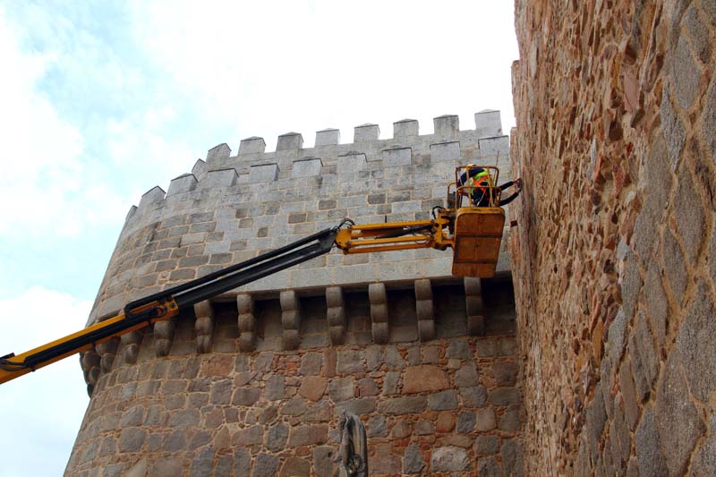 Instalación de MHS en la Muralla de Ávila