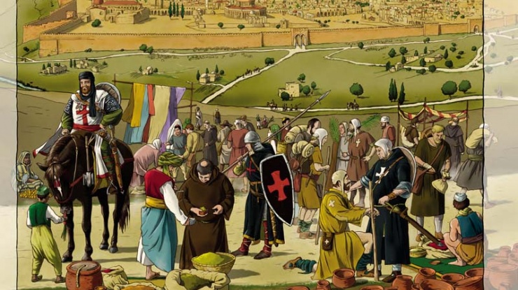 Jerusalén en la Edad Media, Chema Román