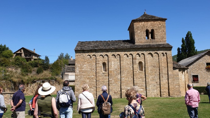 Visita a la iglesia de San Caprasio, Huesca 2019