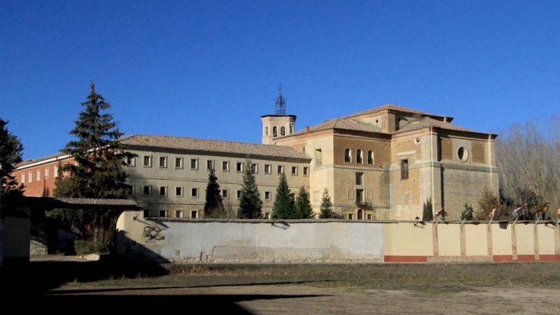 Vista exterior del monasterio de San Zoilo en Carrión de los Condes (Palencia)